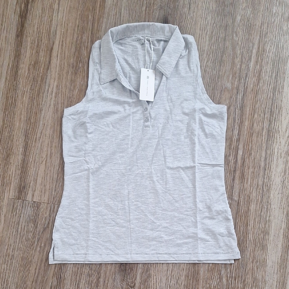 Travis Mathew Light Gray Sleeveless Tank